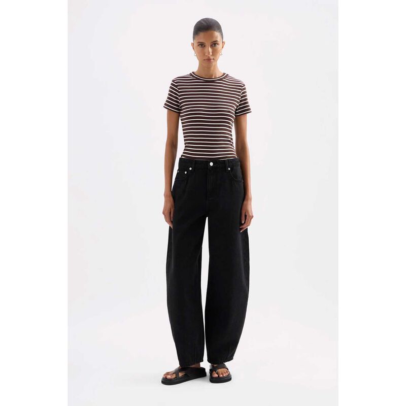 Nude Lucy Organic Stripe Baby Tee image number 3